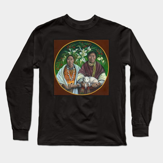 Guatemalan Holy Family II Long Sleeve T-Shirt by JBG ICON